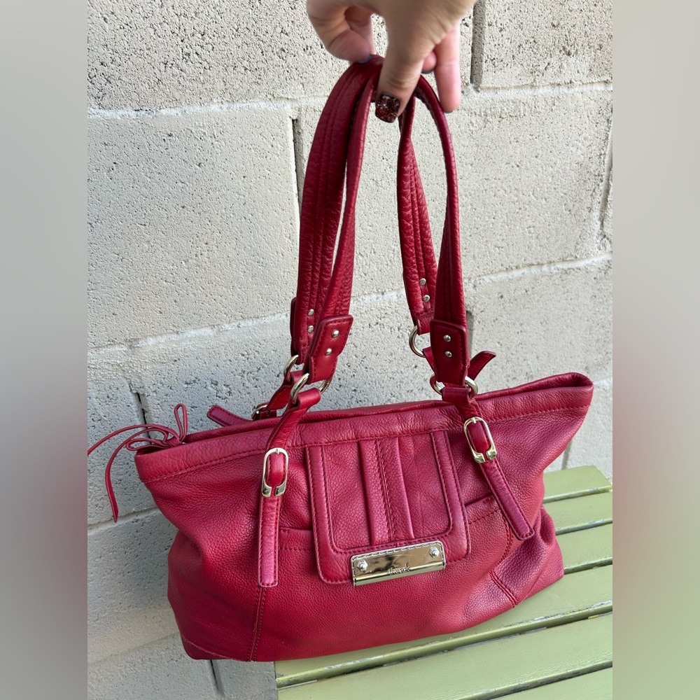 The SAK Elegant Red Leather Handbag